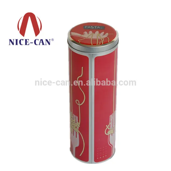 Round food packaging tin box potato chips tin box