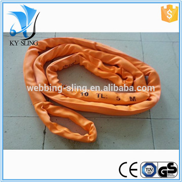 polyester eye and eye soft round lifting slings