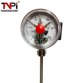 Explosion proof bimetal thermometer can transmit signal