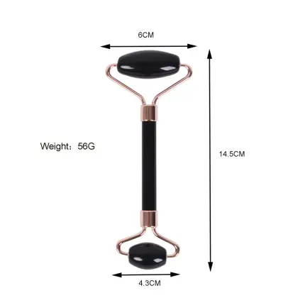 Black Facial Massage Tools Jade Roller