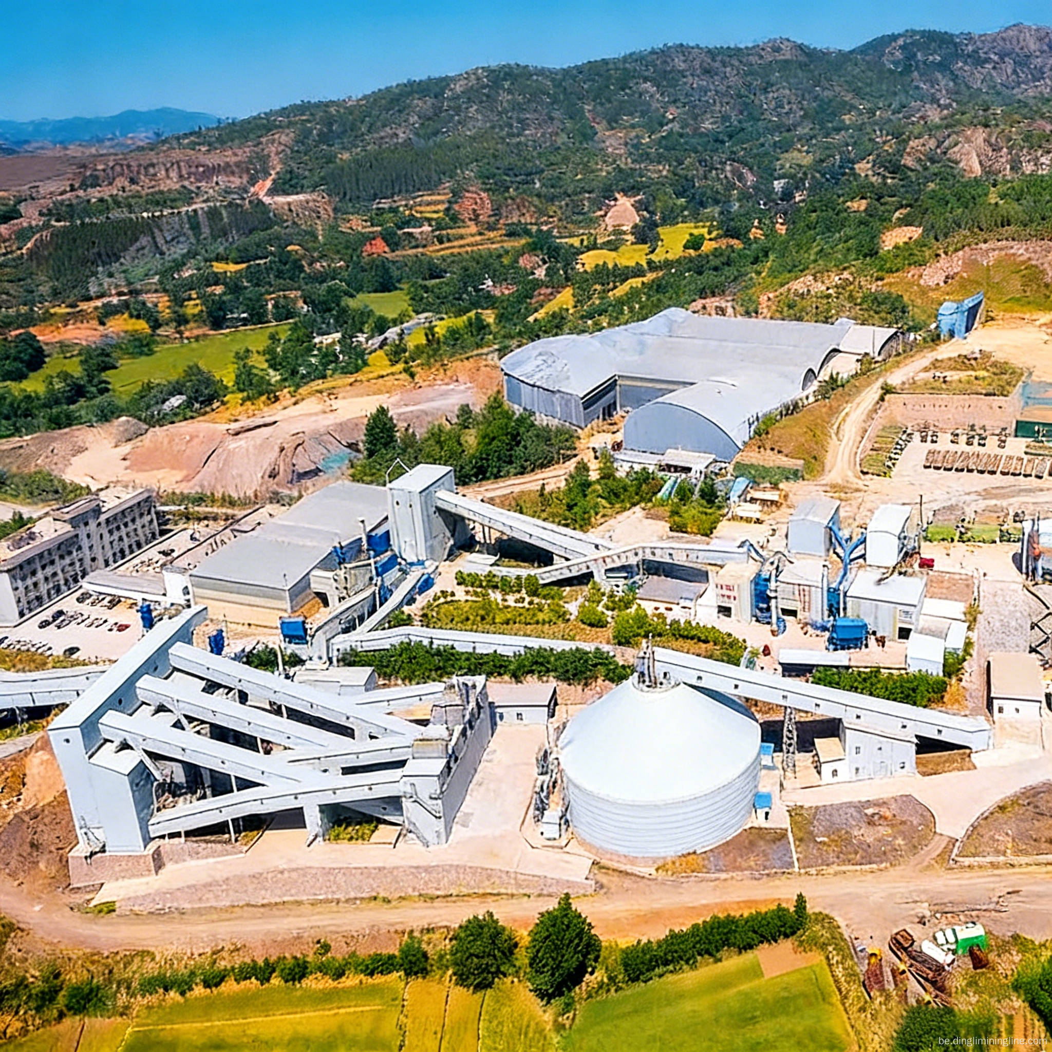 Лінія па вытворчасці пяску і запаўняльнікаў коштам 10 мільёнаў тайскіх гадавых