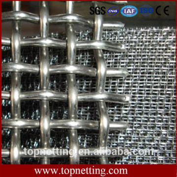 hot-dipped galvanized crimped wire mesh/lock crimped wire mesh
