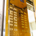 مرآة ذهبية الحفر مصعد الراكب مصعد MRL