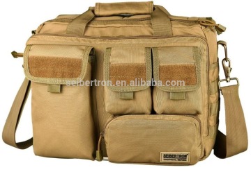 Seibertron Pro- Multifunction Mens Military Tactical Outdoor Shoulder Messenger Bag Handbags Briefcase for 14.1"Laptop