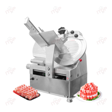 Slicer daging komersial dengan 12 "bilah - mesin pengiris rumah tangga listrik