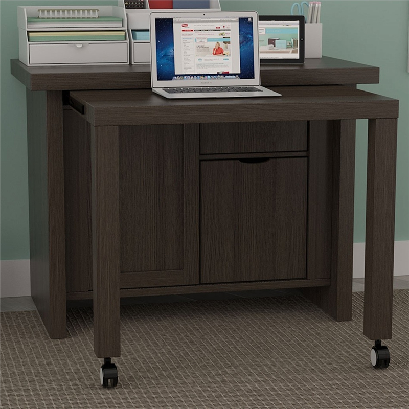 Writing Desk With Pull Out Secondary Desk