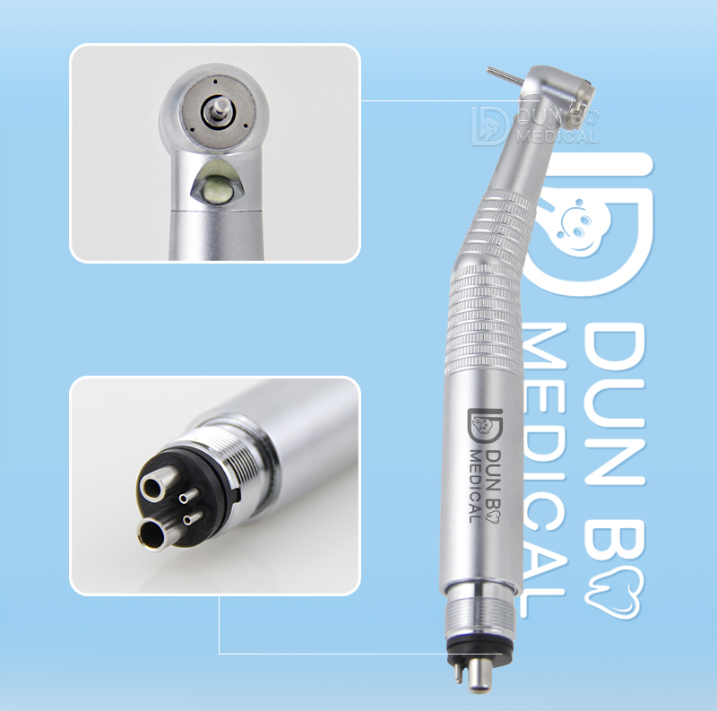 Knurled Dental High Speed Handpieces With Light