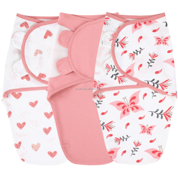 Custom Pink Animal Print Baby Swaddle Blanket for Newborns and Toddlers