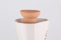 Keramik med vattenpipa shisha i rostfritt stål