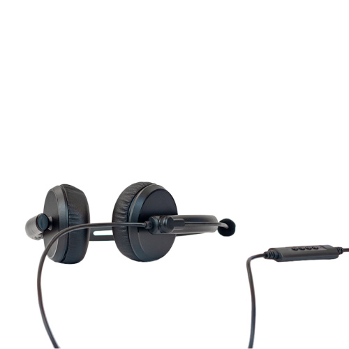 Pusat Panggilan Stereo Binaural Headset USB