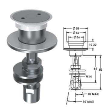 Stainless Steel 304 Glass Curtain Wall Sipder Fittings