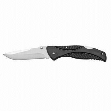 Stainless Steel Knife with Plastic Handle and Attractive Design