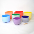Seven Chakra Colors Crystal Bowls