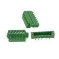 Bloc de borne de 5,08 mm Pitch 6pin avec vis fixe