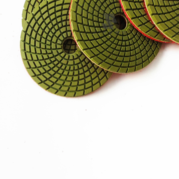 Wet and Dry Diamond Abrasives 5 Inch Polishing Pads for Terrazzo and Concrete