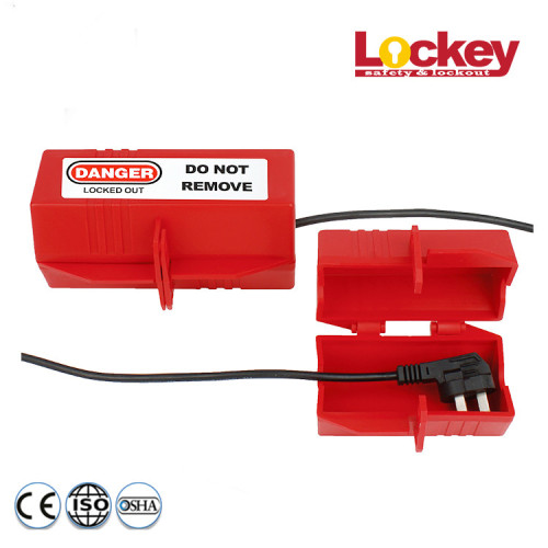 Polypropylene Electrical Plug Lockout Device