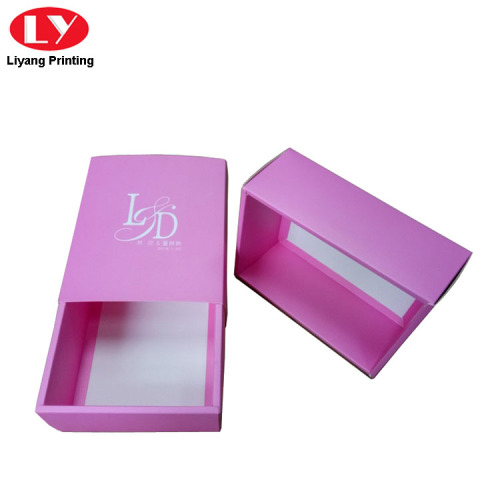 Pink Paper Gift Box Bra ή συσκευασία εσώρουχα