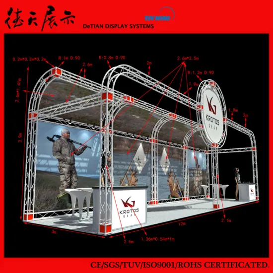 Personality Modular New Shanghai Aluminum Truss Booth Rentals