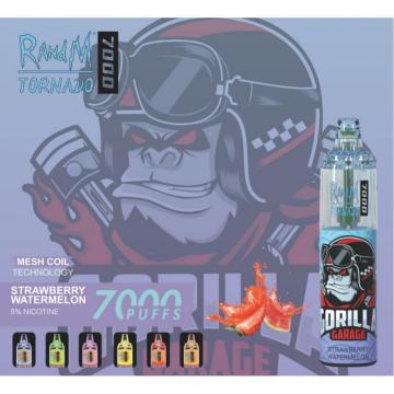 Randm Tornado 7000 Puffs Vaping Dispositivo de Vaping descartável