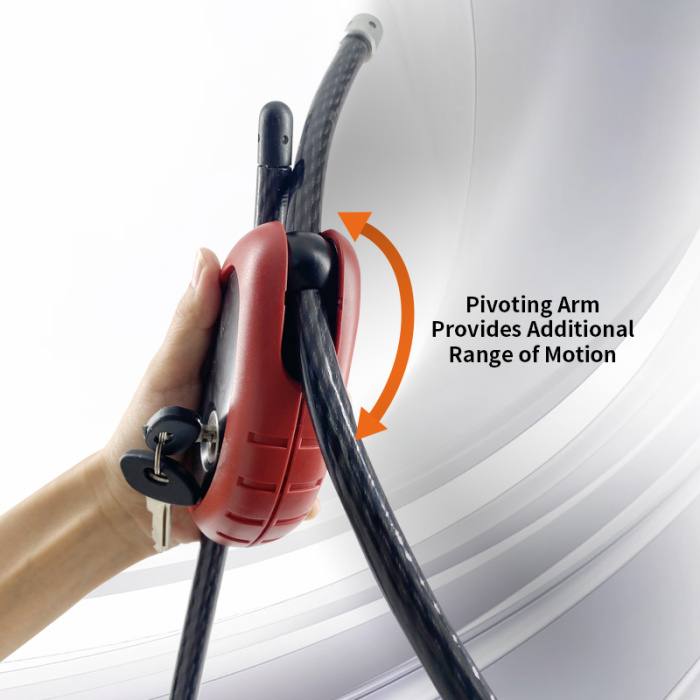 Регулируемая металлическая метеонечная кабельная блокировка для наружного