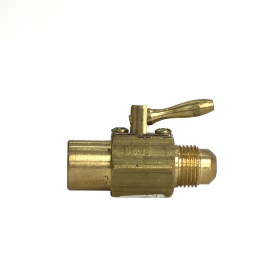 Customized male female NPT thread 3/8 inch  SAE flare ball valve
