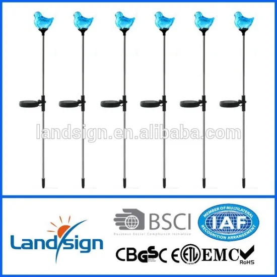 Cixi landsign solar glass stick lights