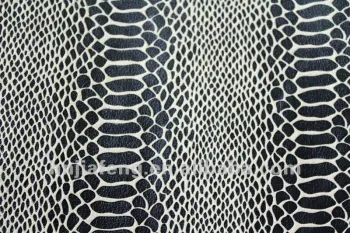 snake black bronzing suede new design warp knitting suede
