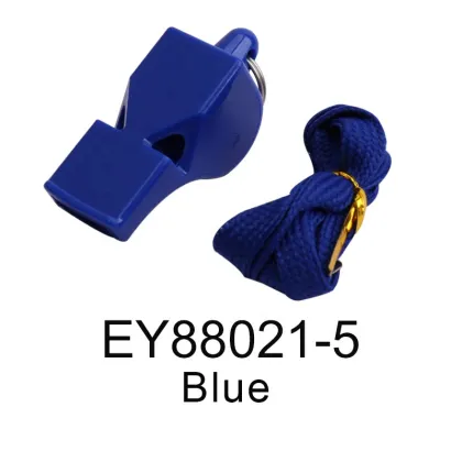 High Quality Plastic Fox Referee Whistle with Lanyard Safety Whistle
