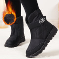 Cold resistant cotton boots in large size