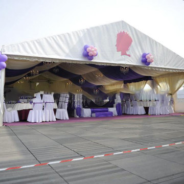 Large White PVC Inflatable LED Light Party Tent for Outdoor Events