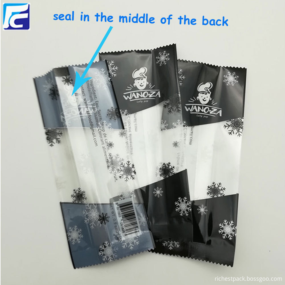 Custom printed ice lolly popsicle wrapper