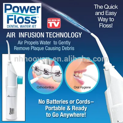 Wholesale as seen on tv Hand operated teeth cleaner power floss oral irrigator