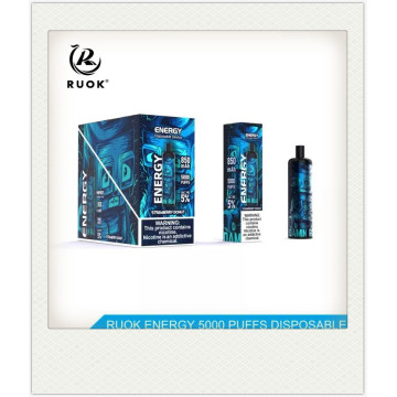 Prix ​​de gros authentique Ruok 5000 Puffs