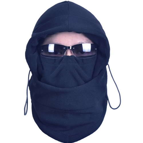 thermal winter micro polar fleece white balaclava