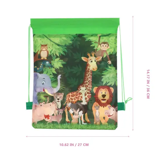 Custom Logo Screen Printed Drawstring Non Woven Bag