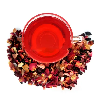Rose Cherry Flower Tea Flavor and Fruit Grain Tea Raw Materials Supply