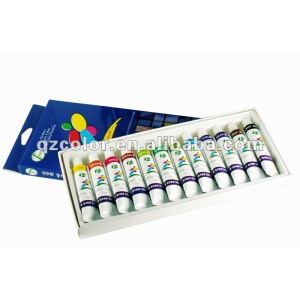 colores de vidrio a base de agua en 12 * 12 ml