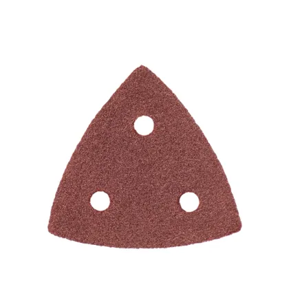 Three hole triangular sandpaper