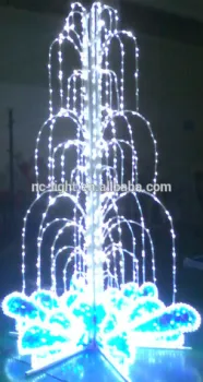 new water fountain motif light for outdoor and holiday decoration