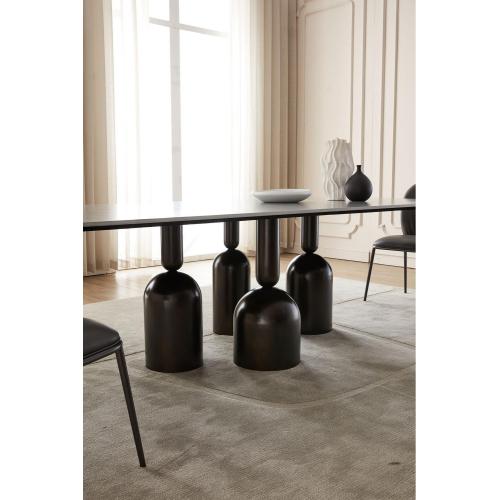 China Modern Quality Unique Marble Rectangular Dining Table Factory