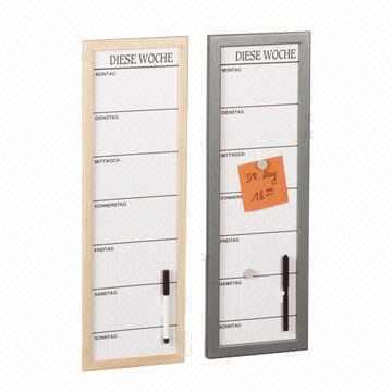 Wooden Frame Weekly Board