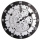 Large Grey Wall Clock for Office Decoration