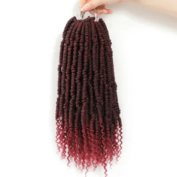 X-TRESS Cheap Factory Price Silky Curly BT Afro Braiding Hair Bundle For Women Heat Resistant Synthetic Braiding Hair Extensions