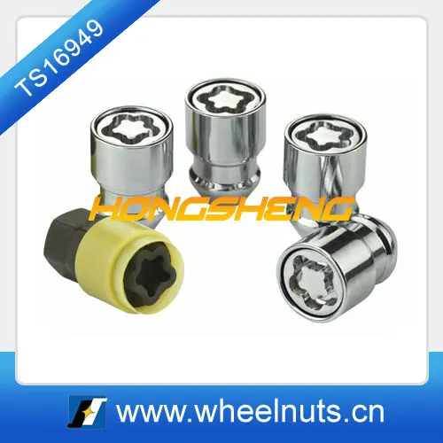 Socket key wheel locks