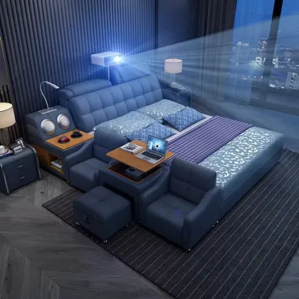 Nova Smart Bed: Multifunctional Bed with Massage and Chair Feature