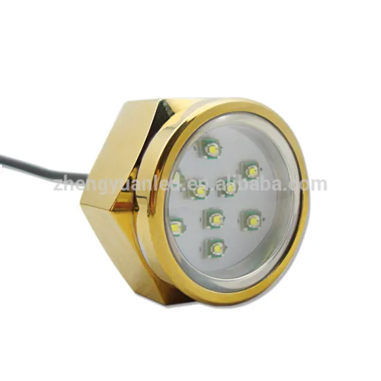 9X3W LED underwater Lights 12v 24v 1800lm boat light Titanic Aluminum Alloy yacht Light
