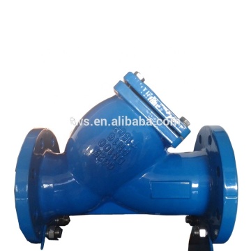 Filtro di tipo y flangiato in ferro didi DN100 per acqua