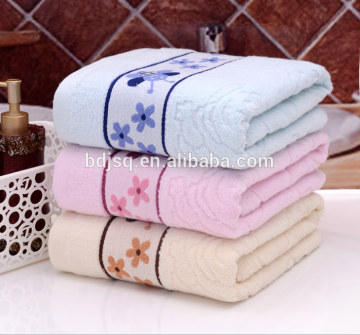 wholesale china products home textile custom cotton terry bath towel bulk buying