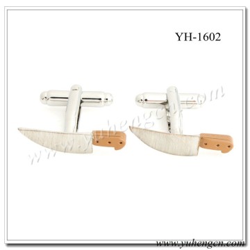 YH-1602 Novelty Hot Selling Knife Cufflinks