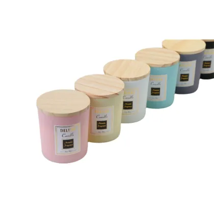 Green Rose Gold Libbey Candle Jars with Lids - Set for Candle Making